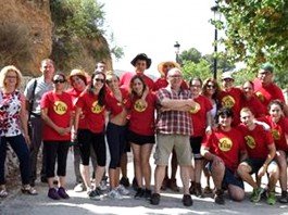 Rusos e italianos participan en el campo de trabajo de Enguera