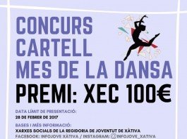 Joventut convoca el II Concurs de Cartells per conmemorar el Dia de la Dansa