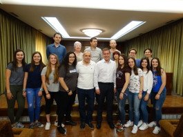Recepció als alumnes que viatjaren a Mauthausen