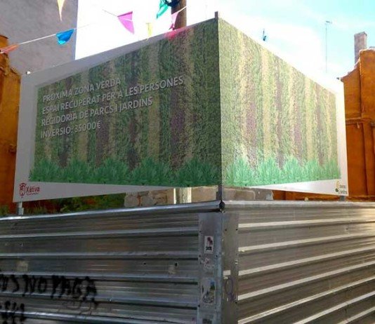 Parques y Jardines proyecta un nuevo espacio verde en el casco antiguo de Xàtiva