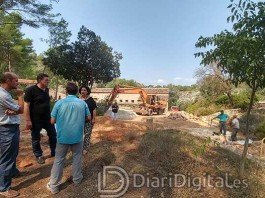 La concejalía de Medio Ambiente prepara la Cova Negra para las lluvias del otoño