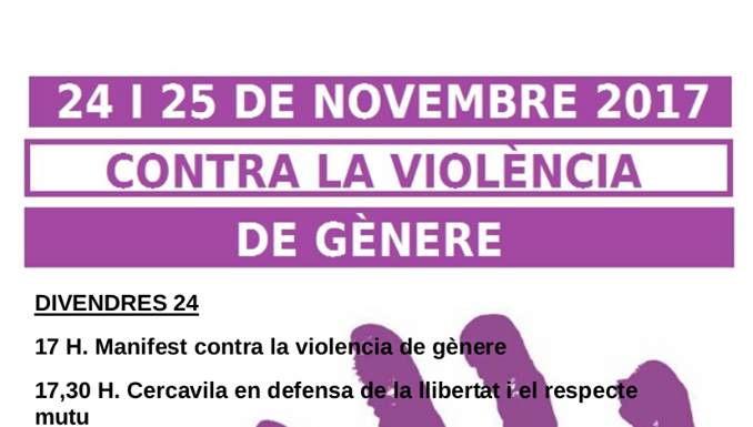 La Llosa de Ranes es suma a la lluita contra la violència de gènere