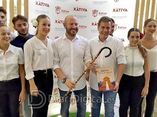 El president de la Diputació de València Toni Gaspar visita la Fira de Xàtiva