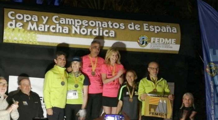 El Club de Trail Serra Vernissa va participar a la prova de Marxa Nórdica a Elx