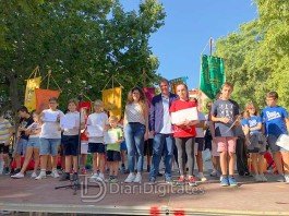 Els centres escolars de Xàtiva celebren el correllengua amb motiu del 9 d’octubre