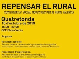 El cicle Repensar el Rural s’obri a Quatretonda
