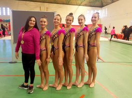 Las chicas del Club Gimnasia Rítmica Xàtiva se proclaman campeonas provinciales