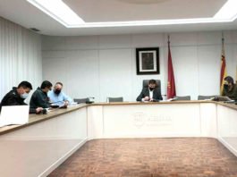 Reunión de los cuerpos y fuerzas de seguridad para coordinar el cierre perimetral de Xàtiva