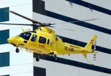Traslladen en helicòpter a La Fe un xiquet de tres anys en caure des d’un balcó a Canals