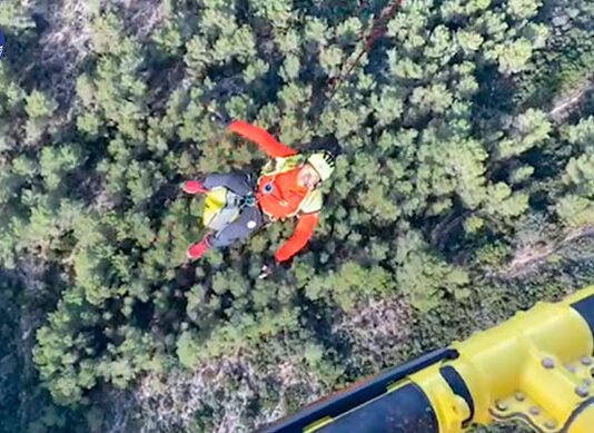 Els bombers rescaten una dona a Énguera