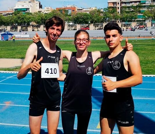 Bon paper dels para atletes del CAX en el Campionat de Catalunya d’Atletisme Adaptat