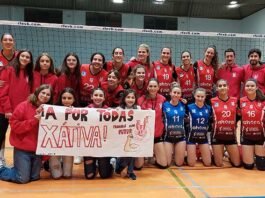 Doblet de victòries per al Club Voleibol Xàtiva en les lligues de plata Espanyola