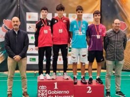 Feliu Terol aconsegueix or i bronze en el Màster Sub15 i Sub19 de Bàdminton disputat a Estella