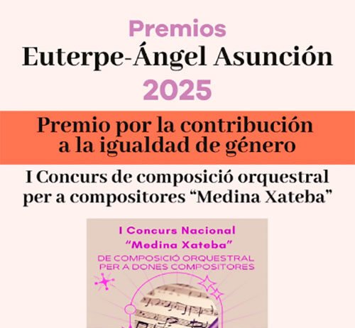 La FSMCV premia la Música Vella per impulsar la igualtat en la música