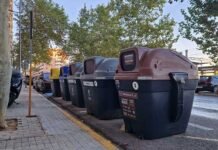 Xàtiva activa el servei de recollida orgànica amb la instal·lació de 116 contenidors marrons