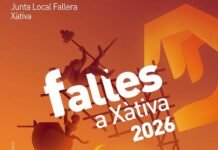 Les falles de Xàtiva 2026 ja tenen cartell “Fam de foc” de l’artista Borja Tur Aguilar