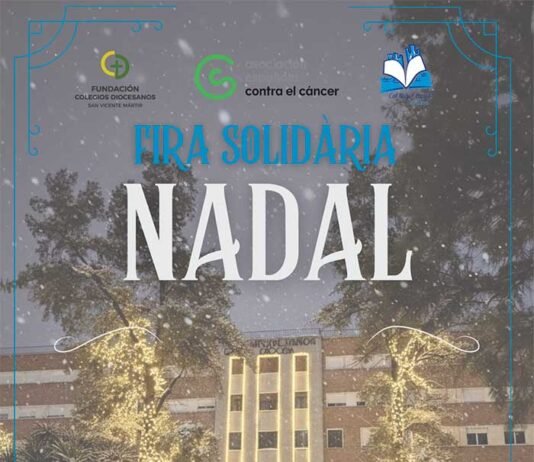El Col·legi Claret de Xàtiva es bolca amb la AECC en la seua Gran Fira Solidària de Nadal