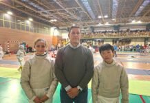 Grans resultats del Club d’Esgrima Xàtiva en el Nacional sub-15 amb un or per a Milers Tang i un bronze per a Anna Gallego