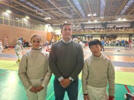 Grans resultats del Club d’Esgrima Xàtiva en el Nacional sub-15 amb un or per a Milers Tang i un bronze per a Anna Gallego