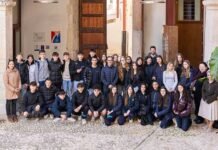 17 Estudiants alemanys d’intercanvi visiten el Palau de la Vila de Ontinyent