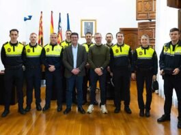 Ontinyent dona la benvinguda als huit nous agents de la Policia Local que s’incorporen al servei