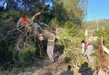 48 horas de emergencia: Xàtiva hace recuento de los destrozos provocados por la borrasca Nils