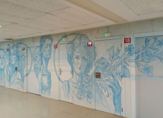 L’Hospital de Xàtiva humanitza l’assistència amb un mural artístic a la sala de radiologia