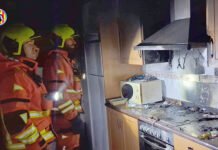Un incendi en una cuina mobilitza els bombers a Xàtiva en plena celebració de l’Ecce-Homo