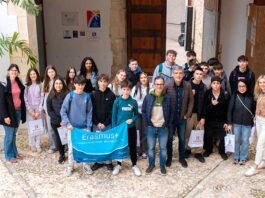 Tres nous grups d’alumnat del programa Erasmus+ visiten l’Ajuntament d’Ontinyent