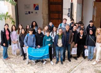 Tres nous grups d’alumnat del programa Erasmus+ visiten l’Ajuntament d’Ontinyent