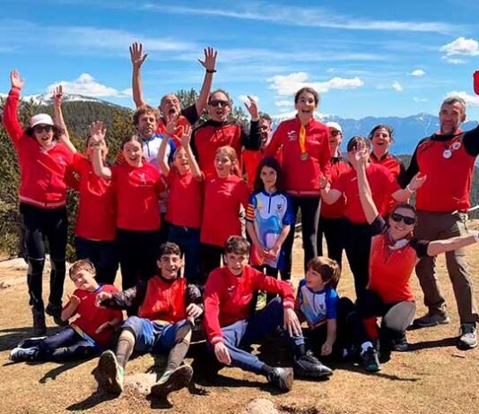 El CAX Orientació passa la setmana Santa per la neu