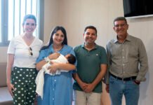 Naix Blanca, la primera xiqueta del nou Hospital d’Ontinyent