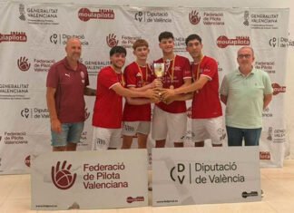 L’èxit autonòmic en raspall de tres joves de la Costera reaviva la reivindicació per la pilota valenciana