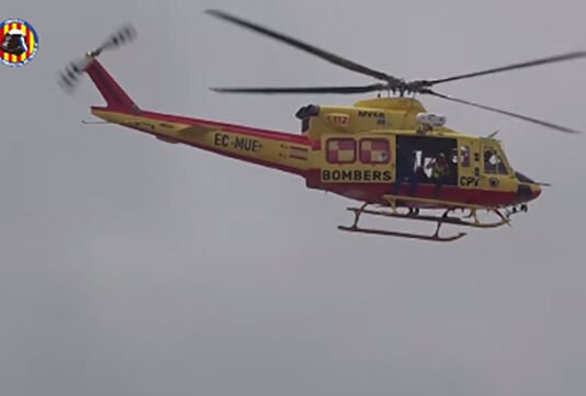 Rescat a contrarrellotge al Puig de Xàtiva per a evacuar un jove ferit en una caiguda