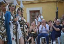 Natàlia Enguix assistix a l’Entrada de Moros i Cristians de Bèlgida