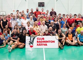 Éxit de la jornada pel 40 aniversari del Club Bàdminton Xàtiva