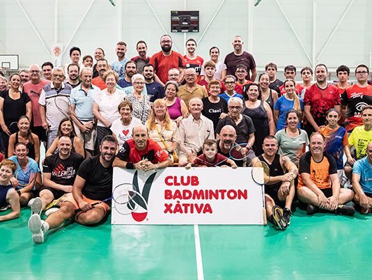 Éxit de la jornada pel 40 aniversari del Club Bàdminton Xàtiva