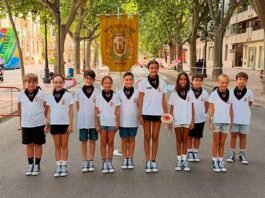 El Mig Any Faller Infantil ompli l’Albereda de Xàtiva d’aigua, festa i germanor