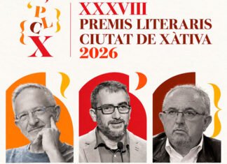 Àlan Greus, José Ángel García Caballero i Vicent Torregrosa, guanyadors dels XXXVIII Premis Literaris Ciutat de Xàtiva