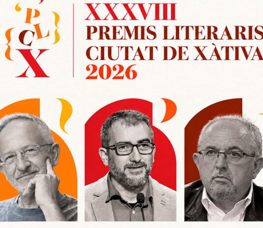 Àlan Greus, José Ángel García Caballero i Vicent Torregrosa, guanyadors dels XXXVIII Premis Literaris Ciutat de Xàtiva