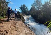 José Díez s’acosta als municipis més xicotets per a conéixer l’impacte de la dana Adam