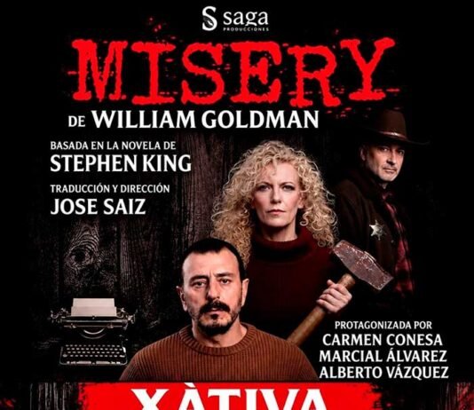El Gran Teatre de Xàtiva acollirà aquest diumenge la representació de Misery, l’obra d’Stephen King